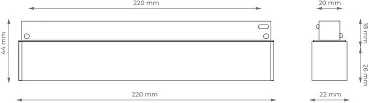 Reflektor szynowy magnetyczny liniowy DPM M-Line 12 W biały (MTL-SPL-12W-W) - obraz 4