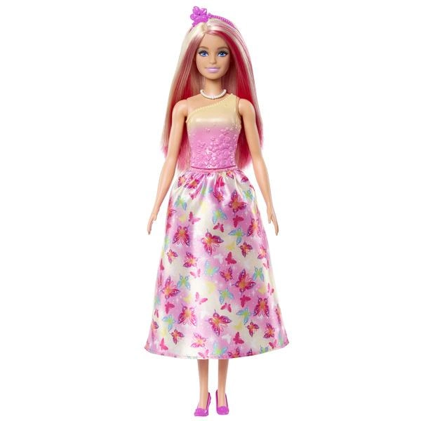  Lalka Barbie Dreamtopia Księżniczka Różowy strój (0194735183609) - obraz 1