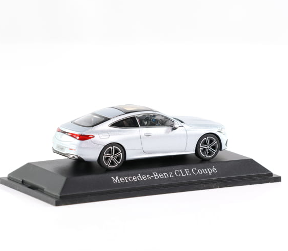 Модель автомобиля Mercedes-Benz CLE-Class Coupe (С236) High-Tech Silver, Scale 1:43 - изображение 6