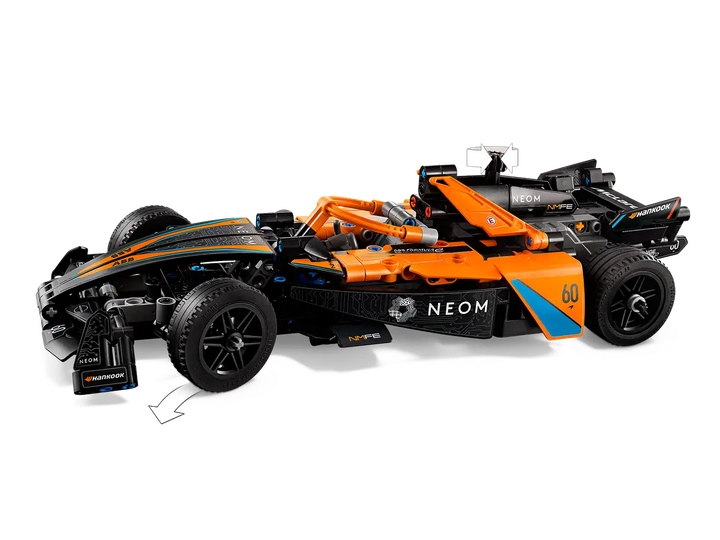 Конструктор Lego Technic Гоночний автомобіль НЕОМ МакЛарен Формула E 42169 - Фото 6 Конструктор Lego Technic Гоночний автомобіль НЕОМ МакЛарен Формула E 42169 - зображення 6