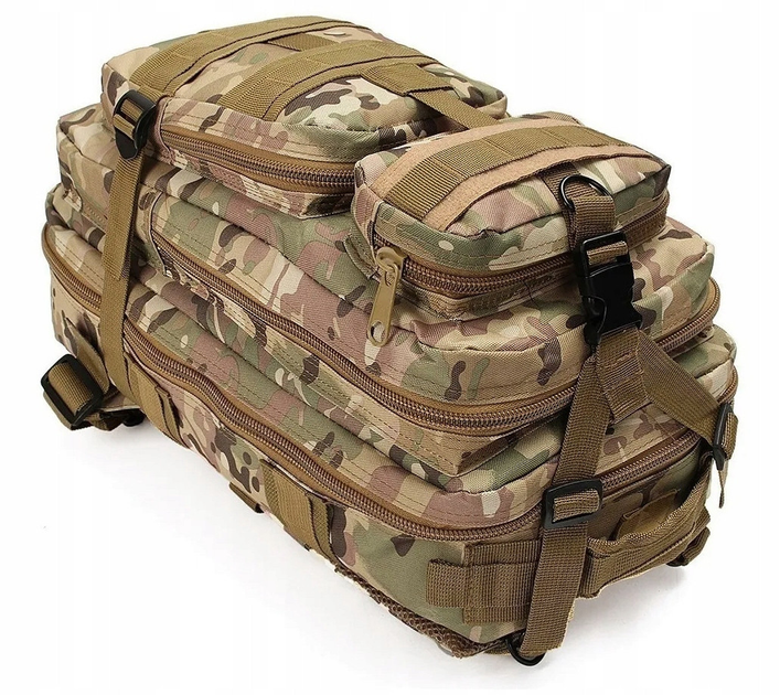 Тактичний військовий штурмовий рюкзак Dominator 25л-30л мультикам - зображення 1
