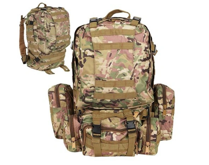 Тактичний рюкзак із підсумками 45-55л 4в1 для військових мультикам - зображення 2