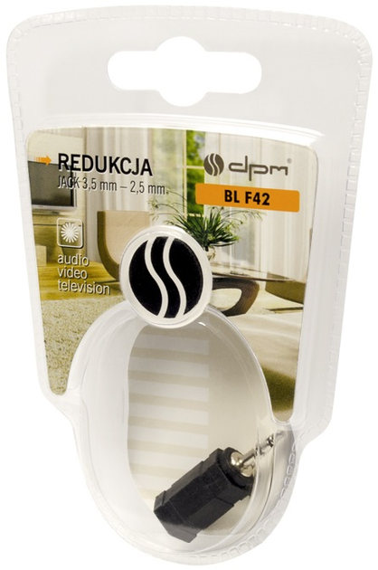 Перехідник DPM BLF42 mini-Jack 3.5 мм у micro-Jack 2.5 мм (5906881185803) - зображення 3
