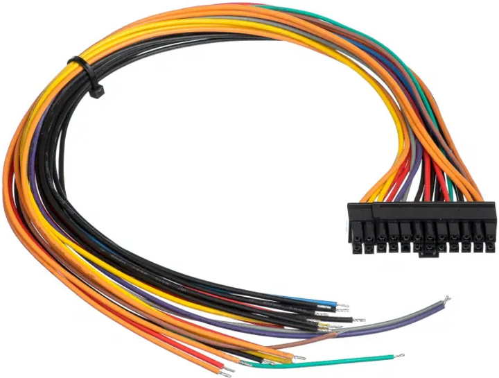 Kabel zasilający Akyga Złącze wyjściowe 24-pin 0.4m (AK-SC-18) - obraz 1