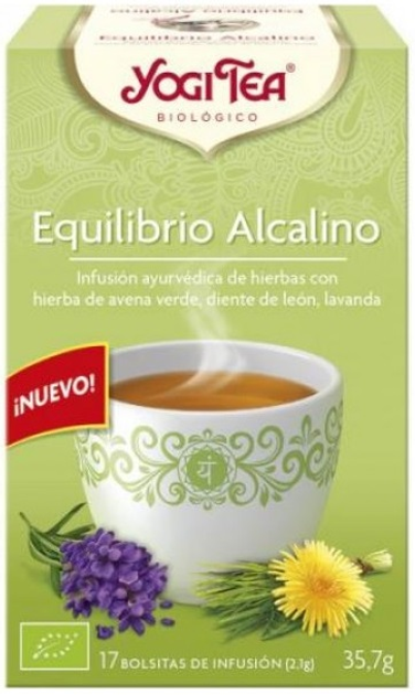 Herbata Yogi Tea Equilibrio Alcalino 17 torebek x 2.1 g (4012824404274) - obraz 1