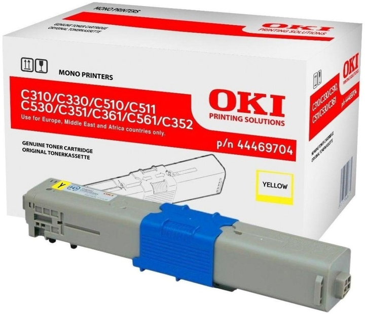 Toner Oki C310dn Yellow (44469704) - obraz 1