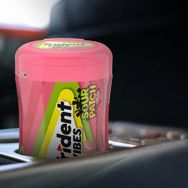 Кавунова жуйка Trident Sour Patch Watermelon 40шт - зображення 2