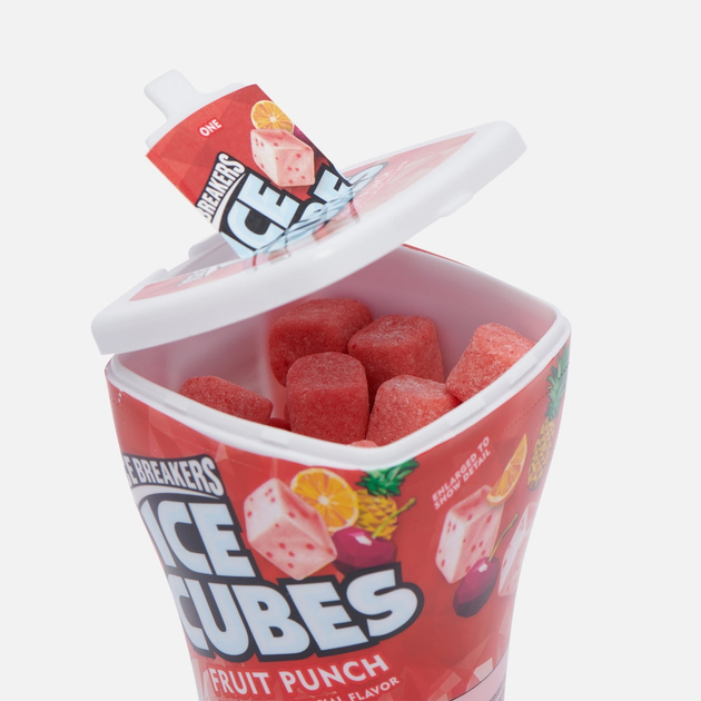Жвачки Фрутовый Пунш Ice Cubes Fruit Punch Sugar Free Без сахара 40шт ...