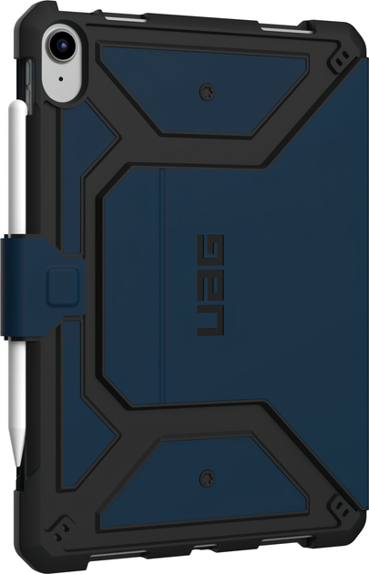 Etui z klapką Urban Armor Gear Metropolis Mallard do Apple iPad 10.9" 2022 z uchwytem do Apple Pencil Blue (12339X115555) - obraz 2