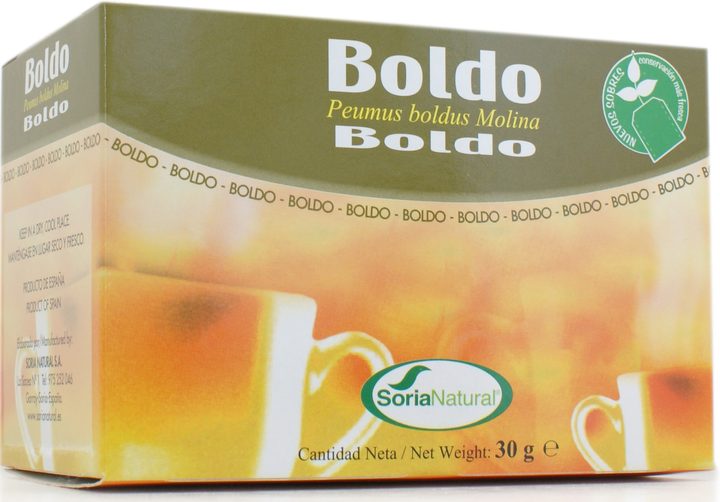 Чай Soria Natural Boldo 20 пакетиков (8422947030643) - изображение 1