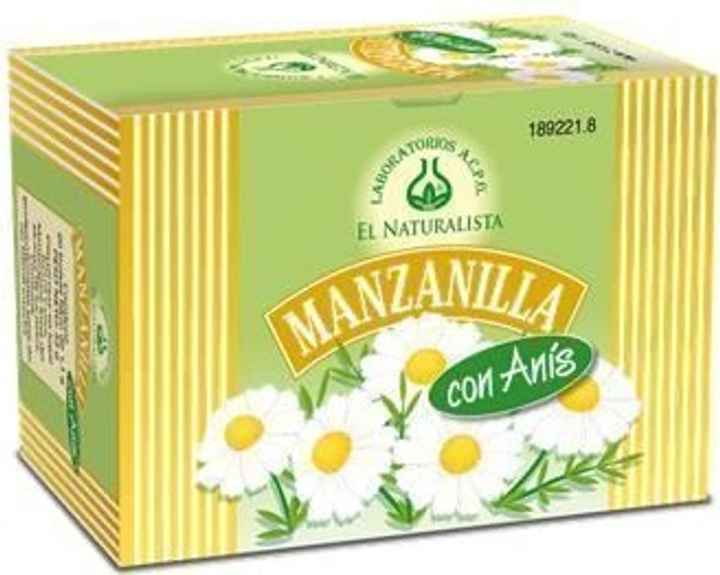 Чай El Naturalista Manzanilla Con Anis 20 пакетиков (8410914300189) - изображение 1