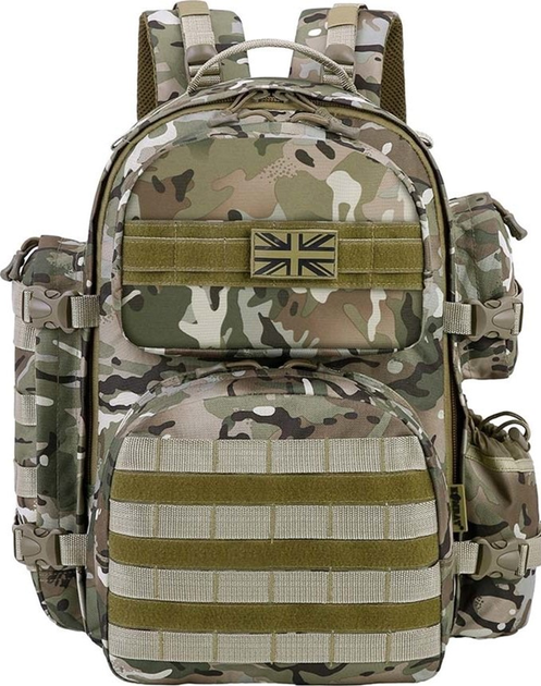 Рюкзак тактичний Kombat UK Venture Pack 45 л + 5 л Мультикам (kb-vp-bpt) - зображення 2