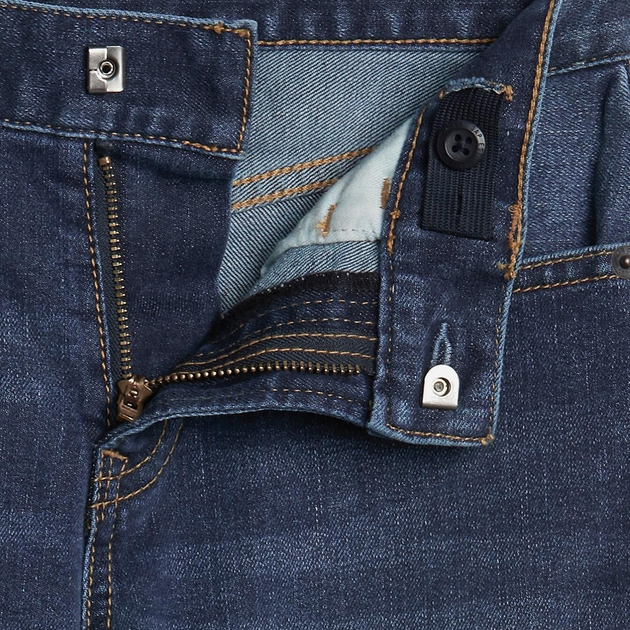 Jeansy regular fit młodzieżowe chłopięce GAP 550347-00 152-157 cm Granatowe (1200047113490) - obraz 4