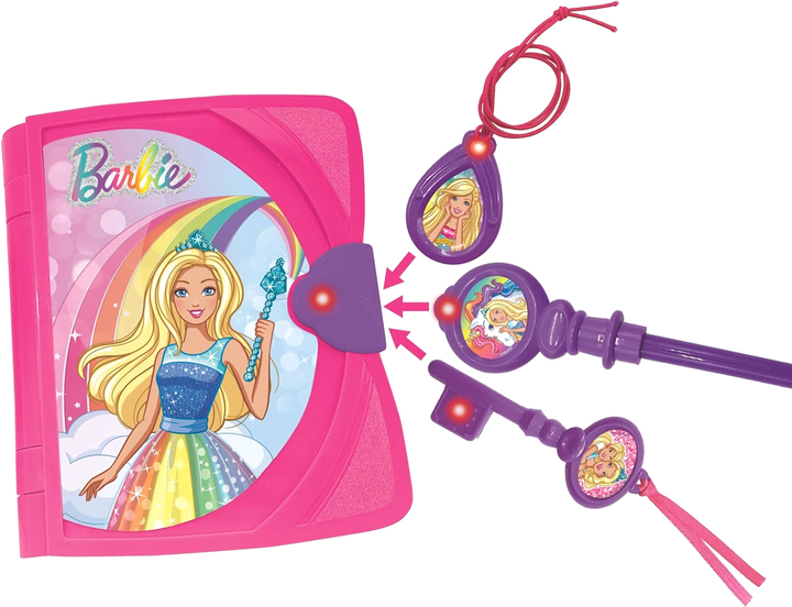 Interaktywny pamiętnik Lexibook Barbie z akcesoriami (3380743080314) - obraz 2