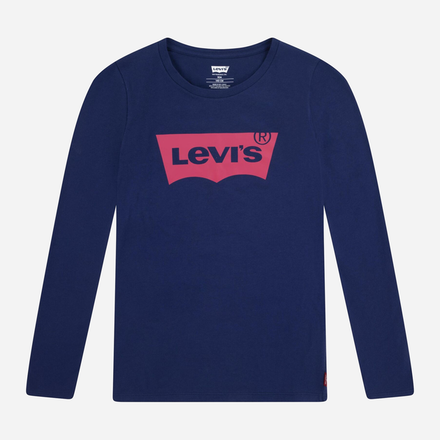 Longsleeve dziecięcy Levi's 3EA643-B9G-LZ 122-128 cm Granatowy (3666643041540) - obraz 1