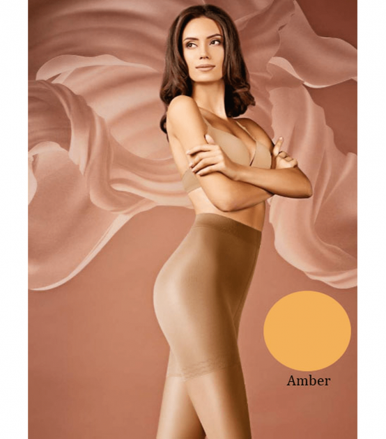 Корректирующие колготки с эластичными шортиками SLIM 40 - Giulia - SLIM 40 - 2-S - Amber - Фото 1 Корректирующие колготки с эластичными шортиками SLIM 40 - Giulia - SLIM 40 - 2-S - Amber - изображение 1