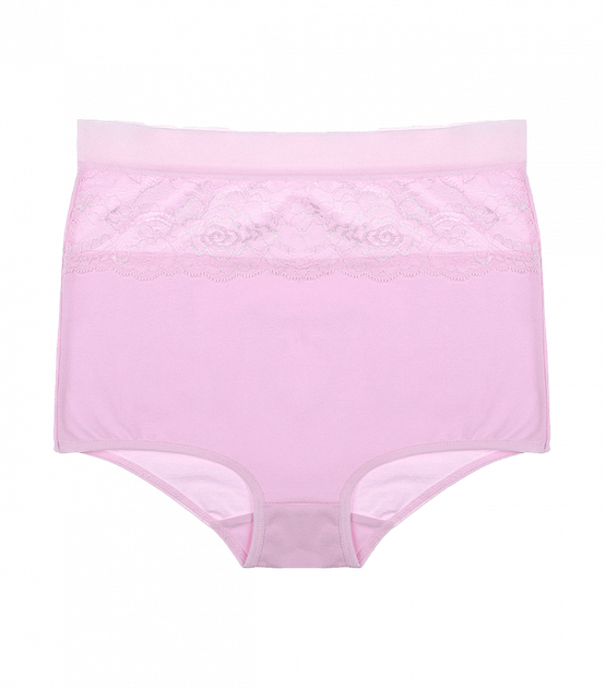 Ажурные женские трусы высокая посадка - Donella - 2871WF47 - M - Розовый - Фото 1 Ажурные женские трусы высокая посадка - Donella - 2871WF47 - M - Розовый - изображение 1