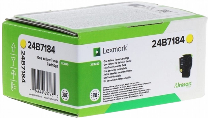 Toner Lexmark XC2240/XC4240 Yellow (24B7184) - obraz 1