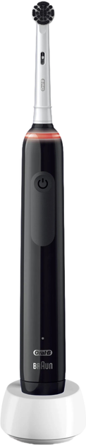 Електрична зубна щітка Oral-B Braun Pro 3 3000 PureClean Black (8006540760666) - зображення 1