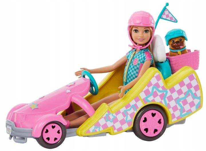 Lalka Mattel Barbie Stacie Ligaya with Go-Kart Car (0194735180325) - obraz 1