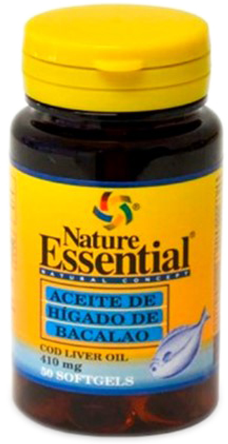 Дієтична добавка Nature Essential Cod Liver Oil 410 мг (8435041332391) - зображення 1