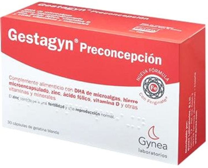 Дієтична добавка Gynea Gestagyn Preconception 30 капсул (8470001695550) - зображення 1