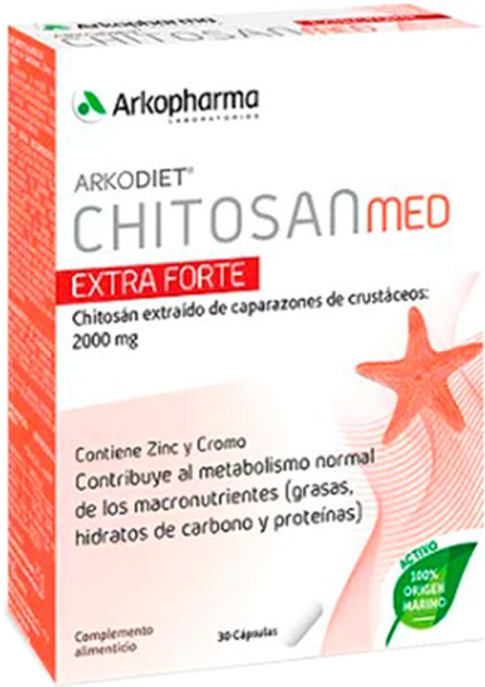 Дієтична добавка Arkopharma Arkodiet Chitosan Extraforte 500 мг 30 капсул (3578830132811) - зображення 1