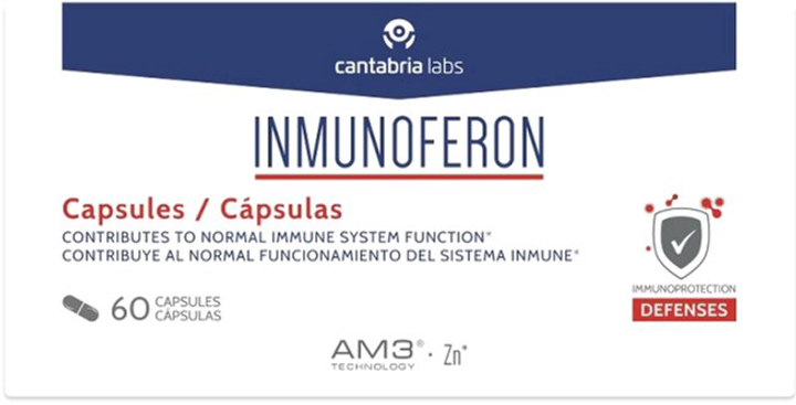 Дієтична добавка Cantabria Labs Inmunoferon 60 капсул (8470002029903) - зображення 1