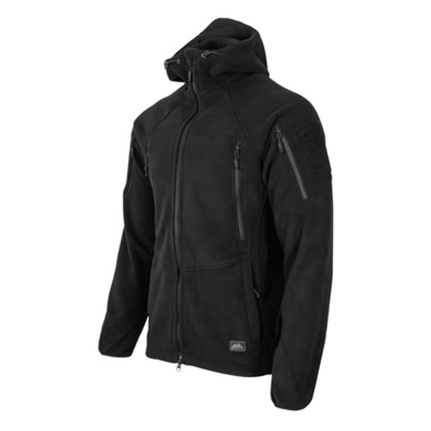 Кофта флісова Helikon-Tex Patriot Jacket Hybrid Fleece Чорна L\R - зображення 1