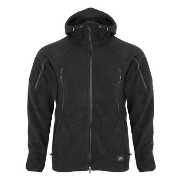 Кофта флісова Helikon-Tex Patriot Jacket Hybrid Fleece Чорна L\R - зображення 2