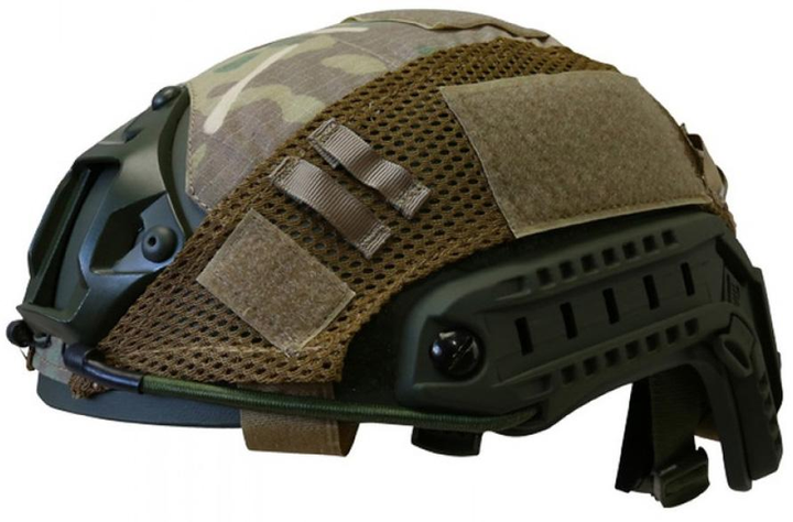 Чехол на шлем/кавер Kombat UK Tactical Fast Helmet COVER Мультикам (kb-tfhc-btp) - изображение 2