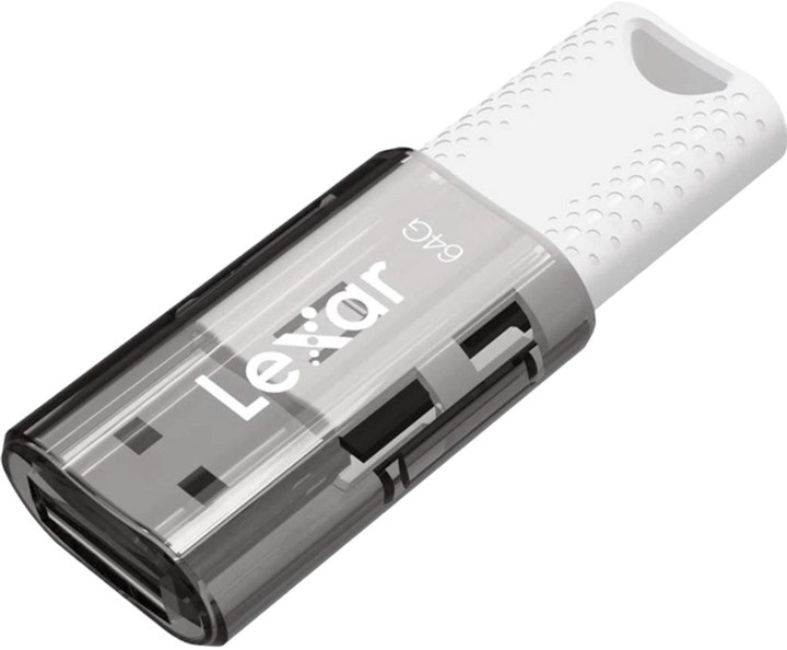 Флеш пам'ять USB Lexar JumpDrive S60 128GB USB 2.0 Gray (LJDS060128G-BNBNG) - зображення 2