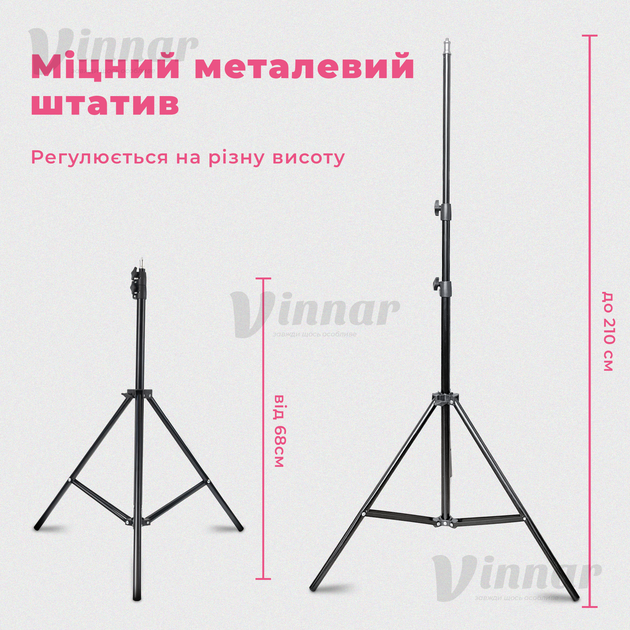 Студийный видеосвет LED LIGHT MM-240 с пультом ДУ и штативом 2.1 метр (1865-1) - Фото 3 Студийный видеосвет LED LIGHT MM-240 с пультом ДУ и штативом 2.1 метр (1865-1) - изображение 3