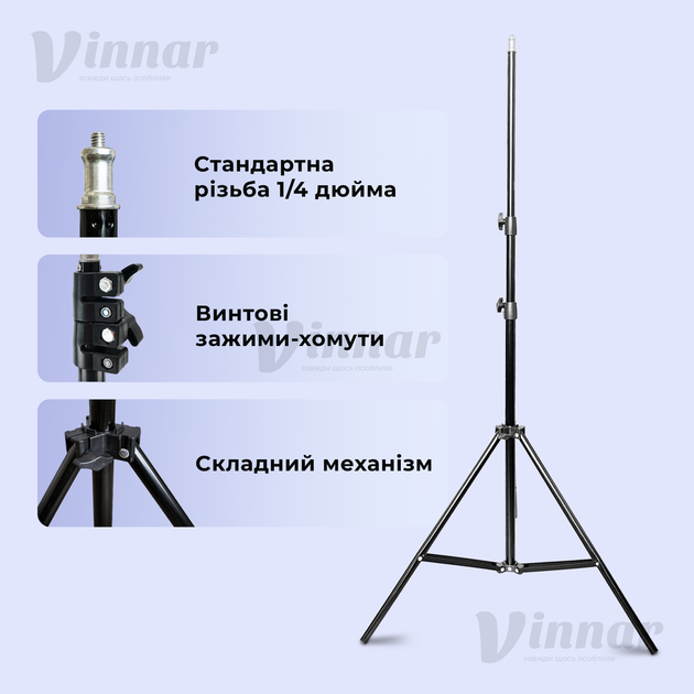 Мощная кольцевая лампа RL-14 36 см мощностью 36W с 3 держателями и штативом на 2.1 метр (2422-1) - Фото 7 Мощная кольцевая лампа RL-14 36 см мощностью 36W с 3 держателями и штативом на 2.1 метр (2422-1) - изображение 7