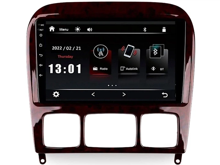 Штатная автомагнитола FORS.auto FS 2 ULTRA для Mercedes Benz S-Class (темное дерево) 2002-2007 - изображение 2