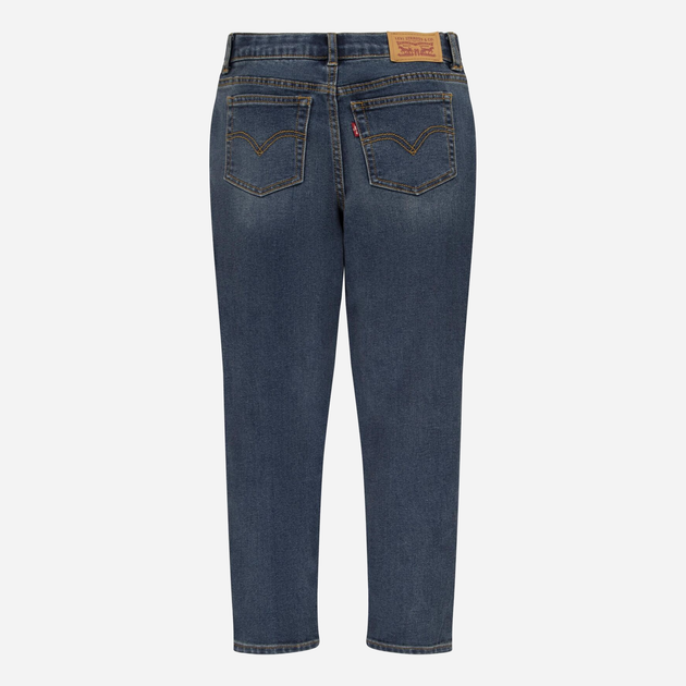 Jeansy mom fit młodzieżowe dziewczęce Levi's Lvg Mini Mom Jeans 4EG377-BIU 158 cm Ciemnoniebieskie (3666643045852) - obraz 5