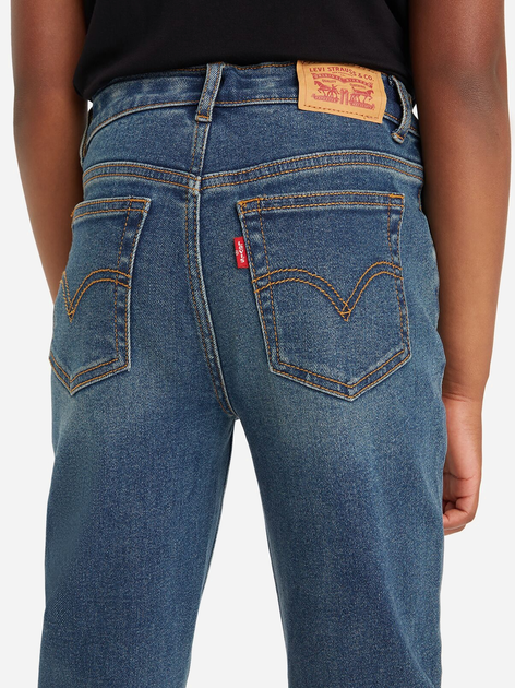 Підліткові джинси-мом для дівчинки Levi's Lvg Mini Mom Jeans 4EG377-BIU 170-176 см Темно-сині (3666643045845) - зображення 3