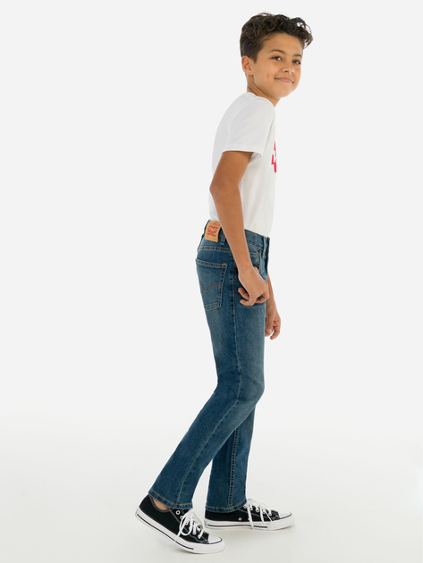 Jeansy młodzieżowe chłopięce Levi's Lvb-511 Slim Fit Jeans 9E2006-M8N 146-152 cm Jasnoniebieskie (3665115038248) - obraz 4