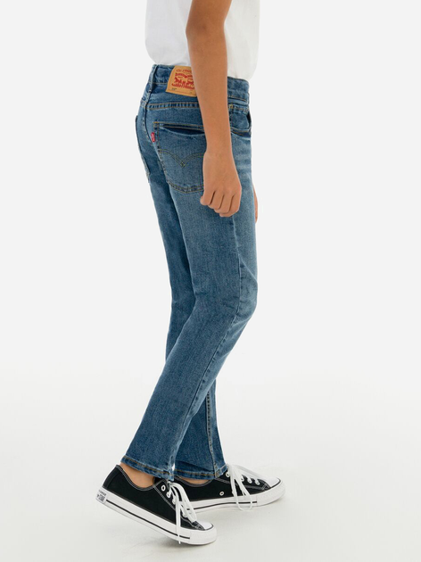 Jeansy chłopięce Levi's Lvb-510 Skinny Fit Jeans 9E2008-L5D 158-164 cm Jasnoniebieskie (3665115038859) - obraz 2