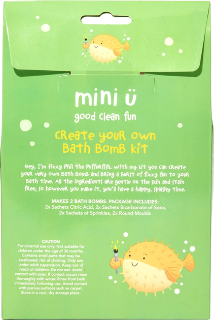 Zestaw do kąpieli Mini U Create Your Own Bath Bomb Kit 200 g (0745240061557) - obraz 2