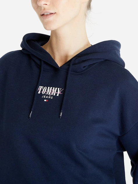 Bluza damska z kapturem Tommy Jeans DW0DW17797-C1G XS Granatowa (8720646663934) - obraz 3