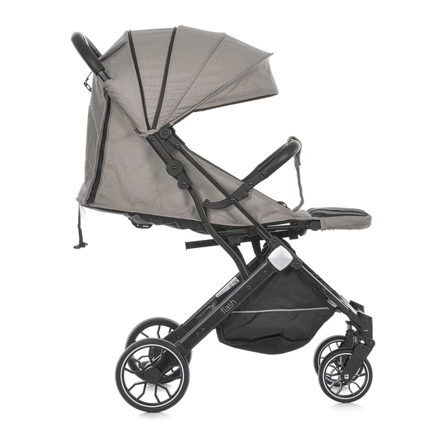 Детская коляска прогулочная синяя Bambi M 5727 FLASH Latte, коляска-книга - изображение 2