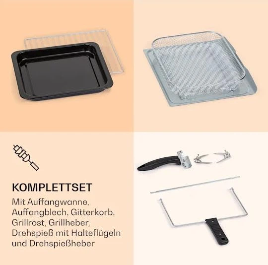 Фритюрниця KLARSTEIN Prime Air 23 л 1500 Вт (10040025) - Фото 3 Фритюрниця KLARSTEIN Prime Air 23 л 1500 Вт (10040025) - зображення 3