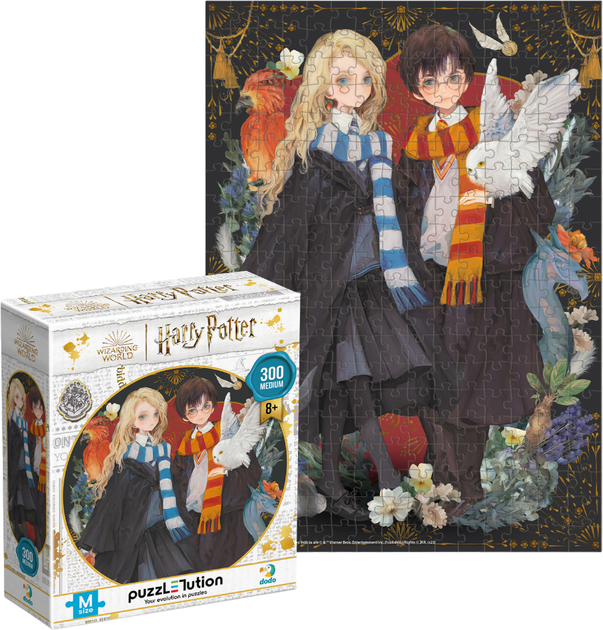 Пазл DoDo Medium-M Harry Potter. Луна и Гарри 300 элементов (4823115908636) - изображение 2
