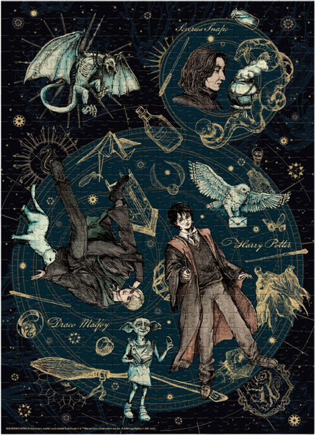 Пазл DoDo Medium-L Harry Potter. Преданный. Легенда. Гордый 500 элементов (4823115908803) - Фото 3 Пазл DoDo Medium-L Harry Potter. Преданный. Легенда. Гордый 500 элементов (4823115908803) - изображение 3