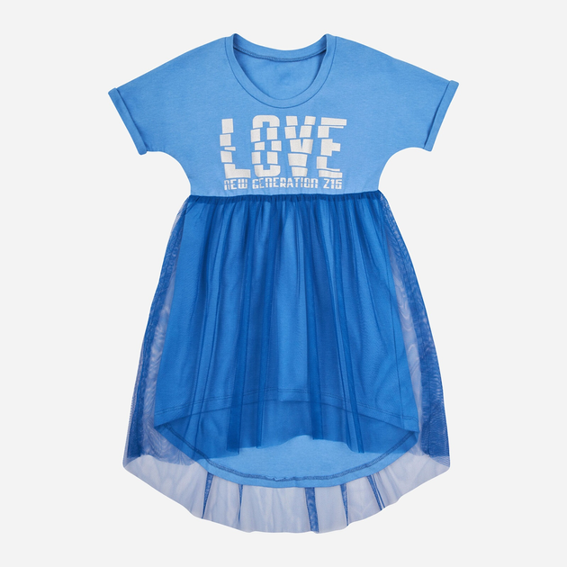 Акція на Дитяча літня сукня для дівчинки UA16 15СК114-3 (2-445) 104 см Синя від Rozetka