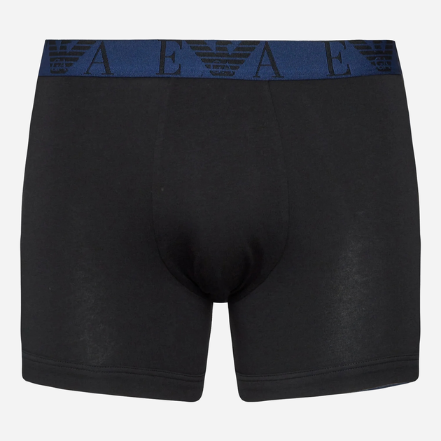 Zestaw majtek męskich typu bokserki bawełnianych Emporio Armani 3F715111473-73320 S 3 szt Czarny (8057767238551) - obraz 5