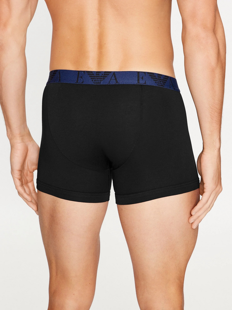 Zestaw majtek męskich typu bokserki bawełnianych Emporio Armani 3F715111473-73320 M 3 szt Czarny (8057767238544) - obraz 3