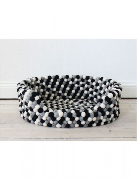 Лежак для собак Wooldot Medium Black/White (0571400400085) - зображення 1