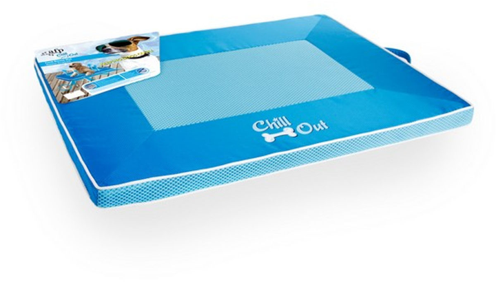Охолоджуючий лежак для собак All For Paws Cooling Bed S 50 x 36 x 6 см Blue (0847922082062) - зображення 2